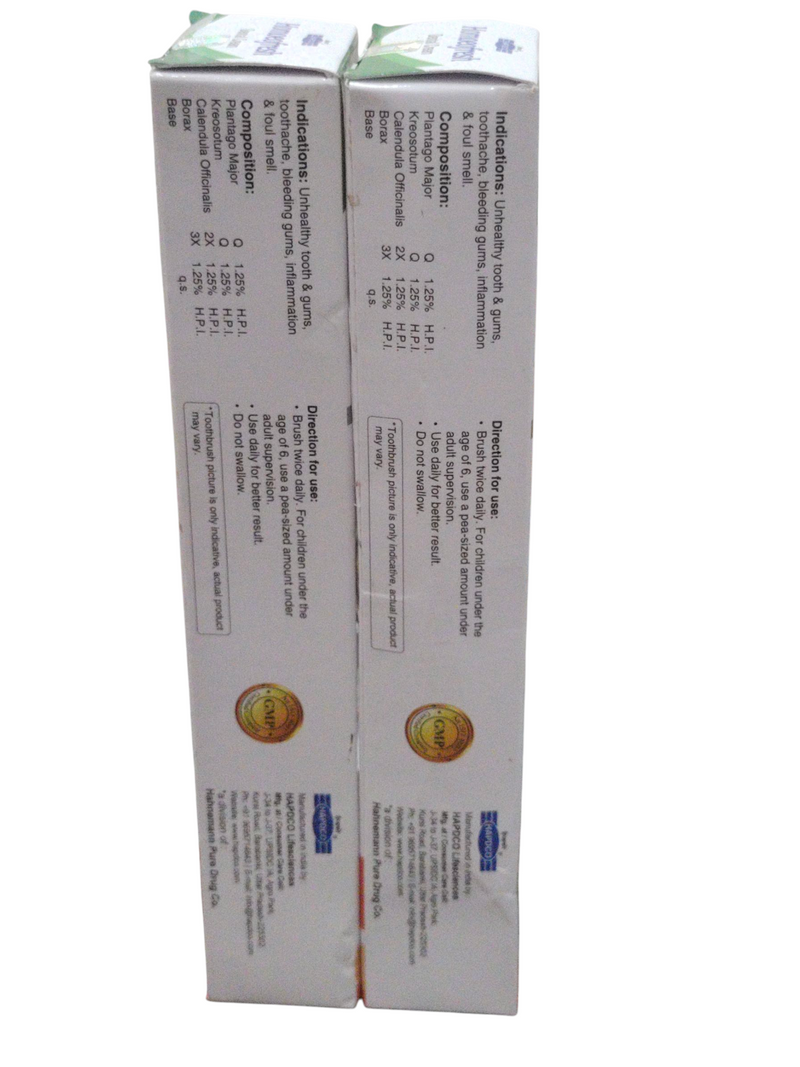 HAPDCO HOMOEOFRESH DENTAL CREAM (PACK OF 2)