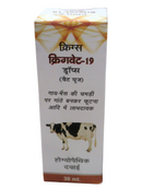 KRIG'S KRIGVET-19 Drops 30ml homeopathic medicine for Lumpy Skin Disease in cattle.