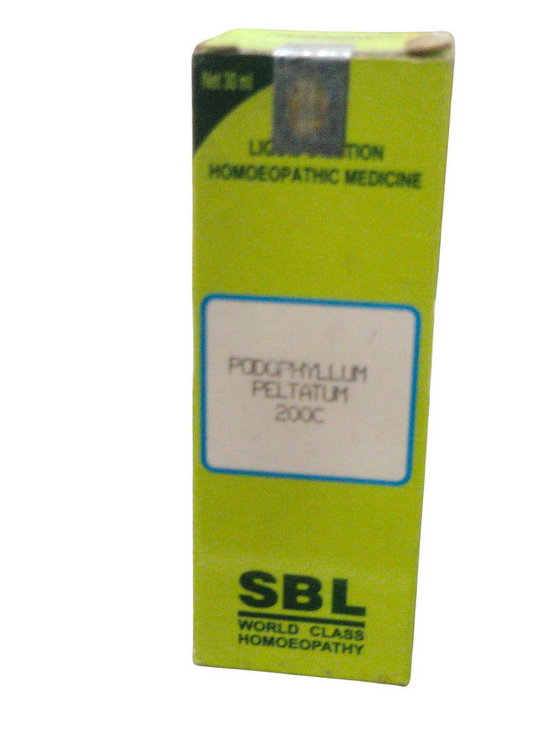 SBL PODOPHYLLUM PELTATUM 200C HOMEOPATHIC DILUTION 30ML PODOPHYLLUM PELTATUM 200C