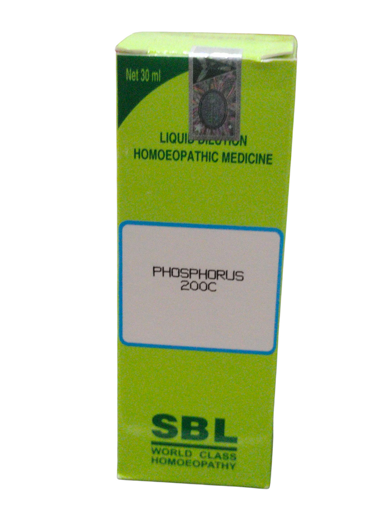 SBL PHOSPHORUS 200C HOMEOPATHIC DILUTION 30ML PHOSPHORUS 200C