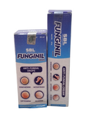 SBL Funginil anti-fungal drops and cream packaging on a white background