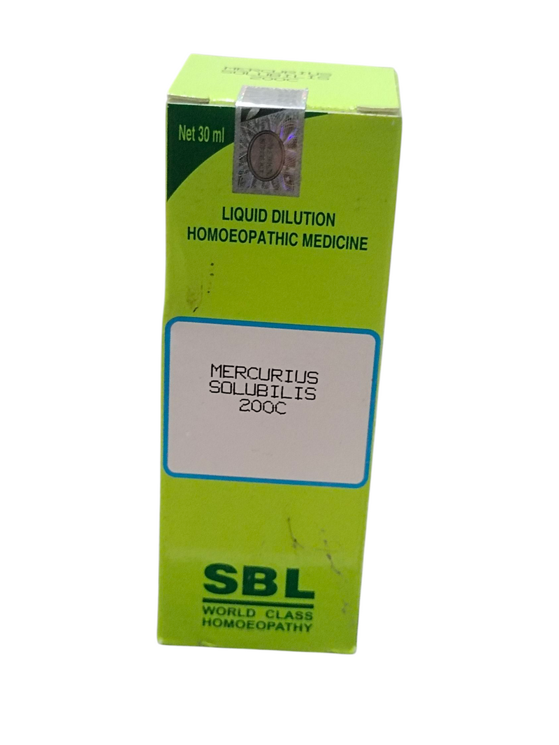 SBL MERCURIUS SOLUBILIS 200C HOMEOPATHIC DILUTION 30ML
