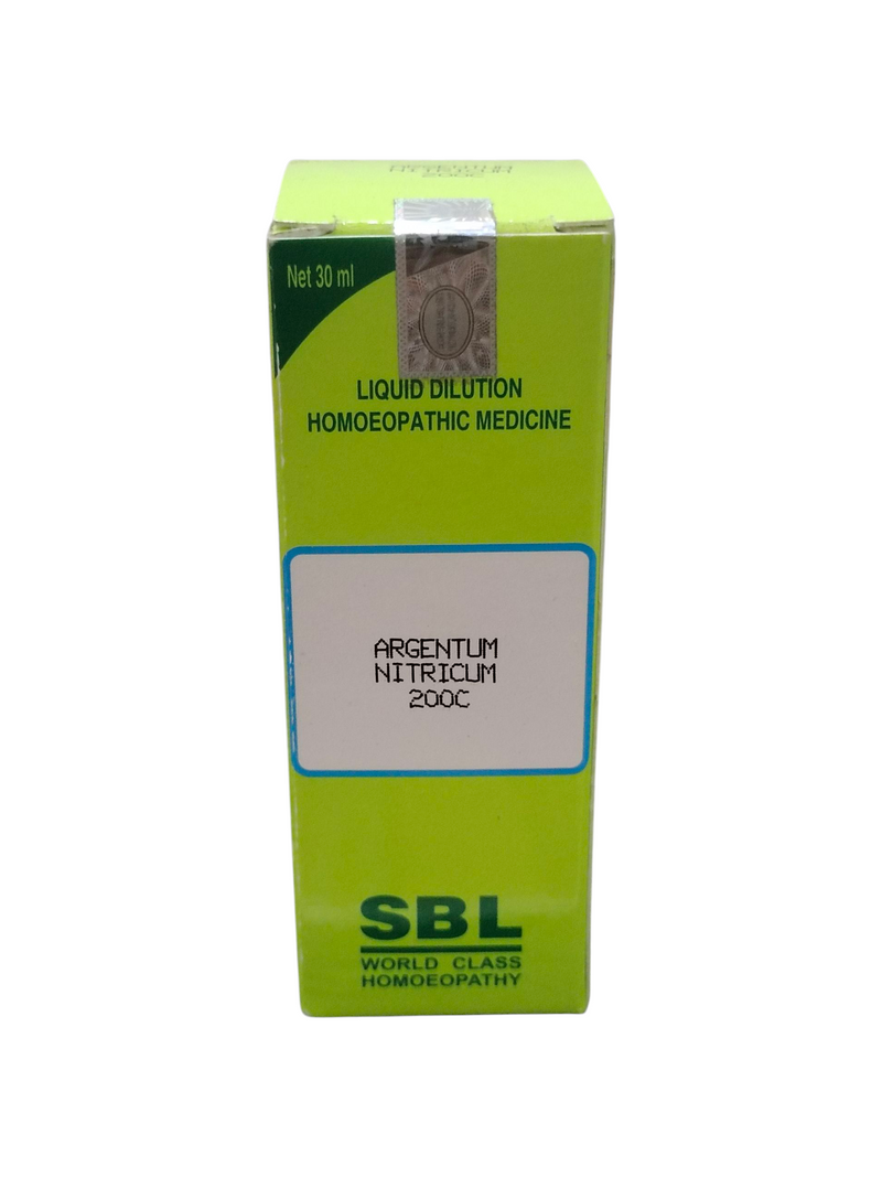 SBL ARGENTUM NITRICUM 200C HOMEOPATHIC DILUTION 30ML