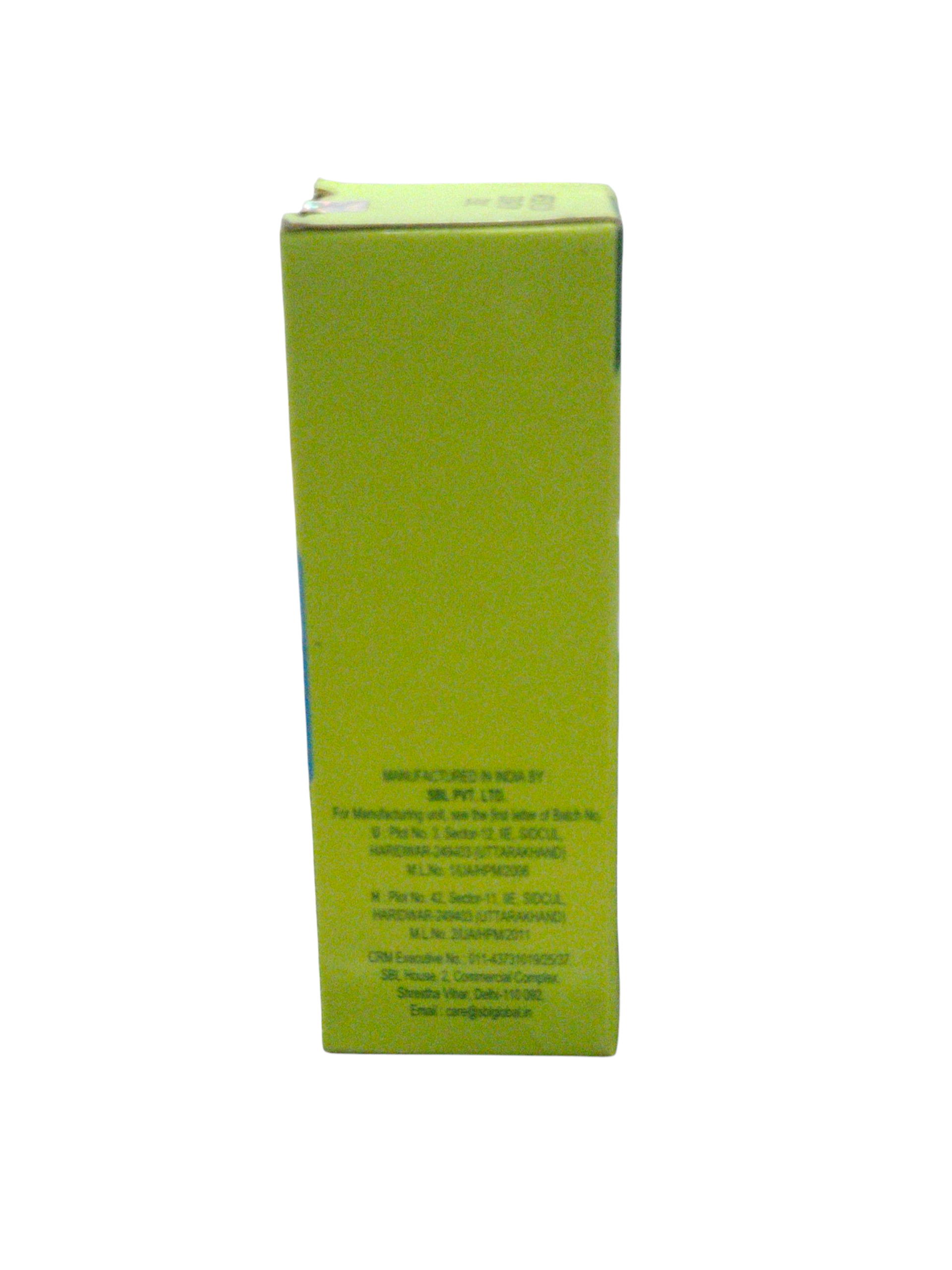 Green box with text on a white background