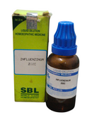 SBL homeopathic medicine bottle and packaging on a white background