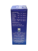 Blue box with medical or pharmaceutical label on a white background