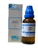 SBL Carica Papaya homeopathic medicine bottle and box on a white background
