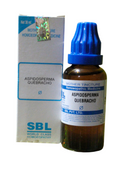 SBL Aspidosperma Quebracho bottle and packaging on a white background