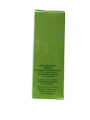 Green rectangular product packaging with text on a white background