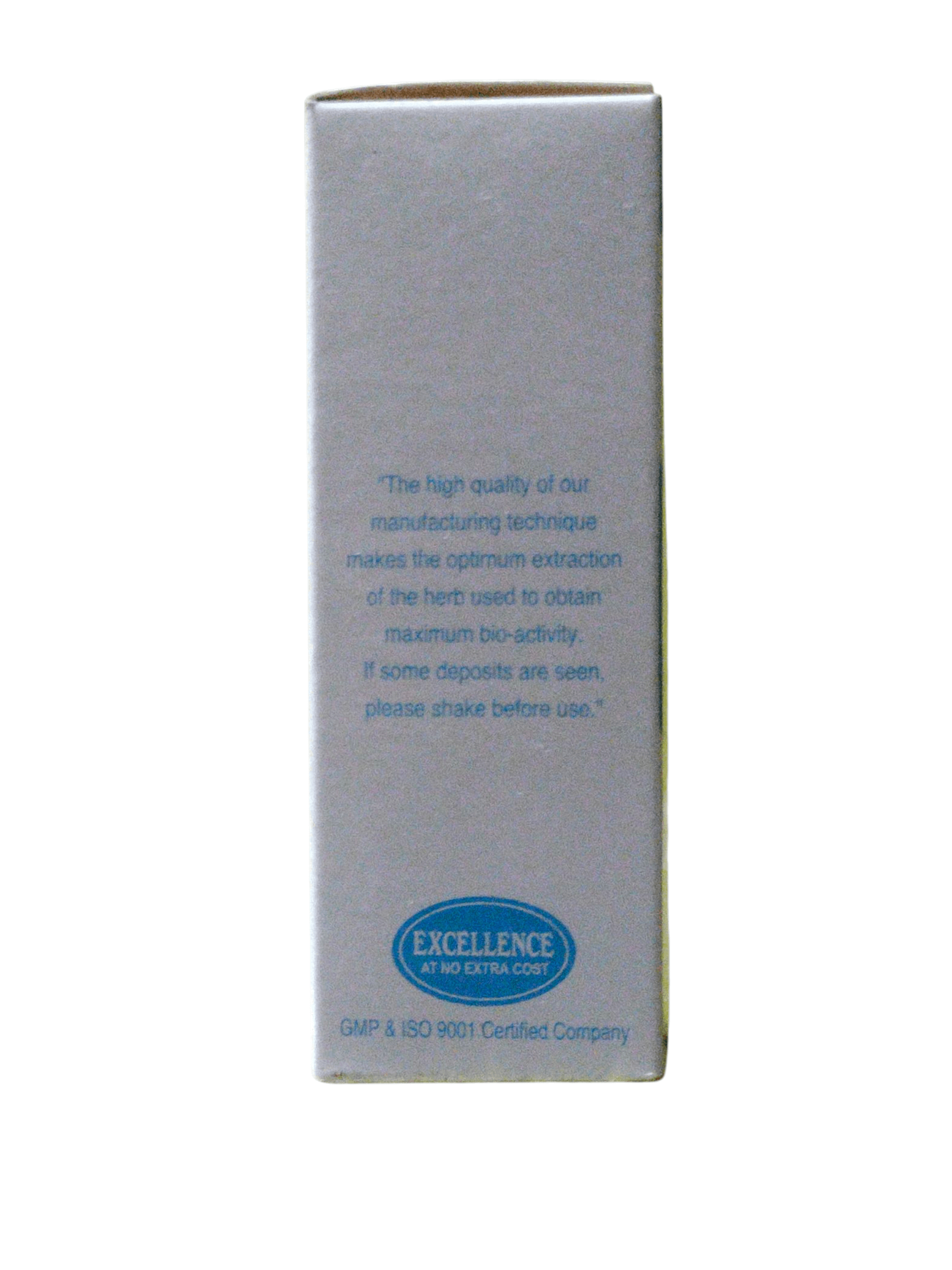 White box with blue text and Excellence logo on a white background