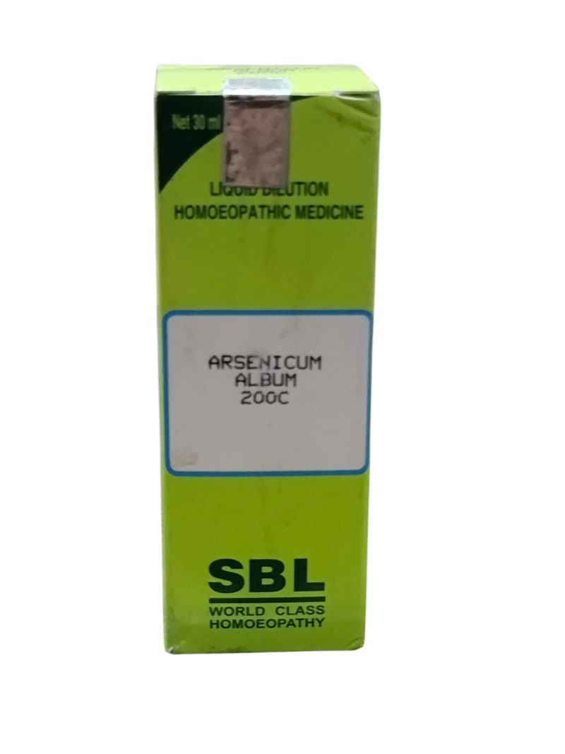 SBL ARSENICUM ALBUM 200C HOMEOPATHIC DILUTION 30ML