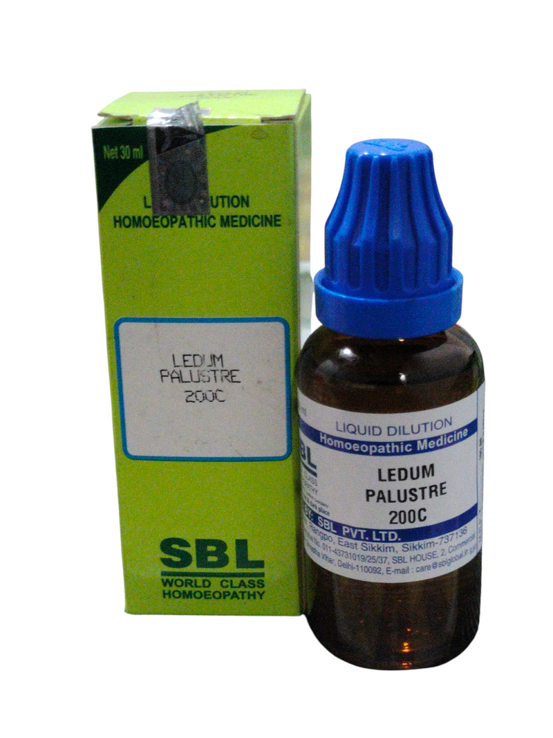 SBL LEDUM PALUSTRE 200C HOMEOPATHIC DILUTION 30ML