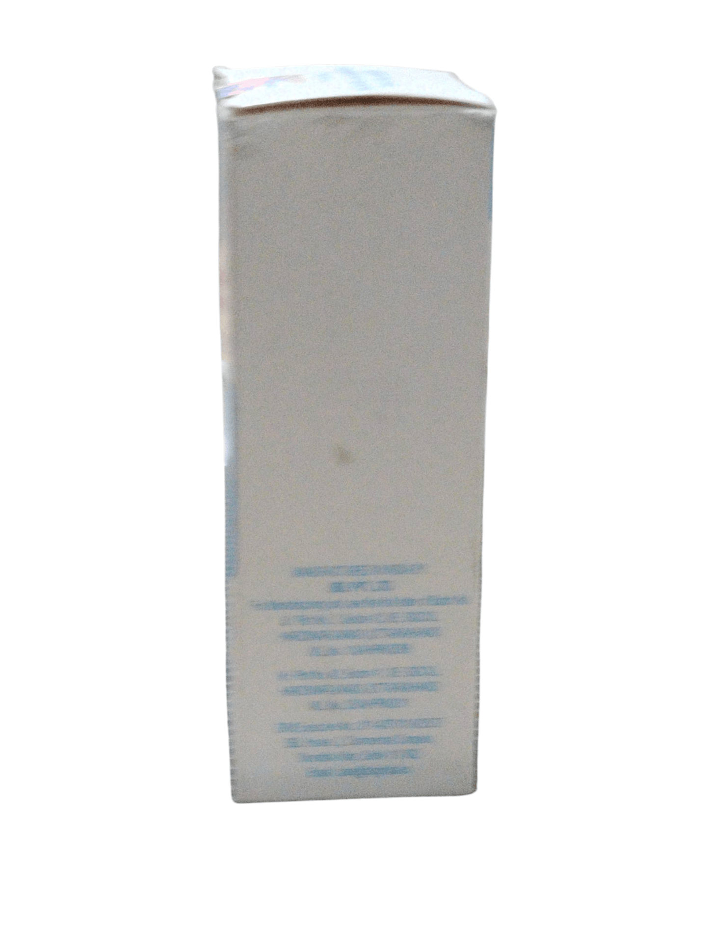 White box with blue text on a white background