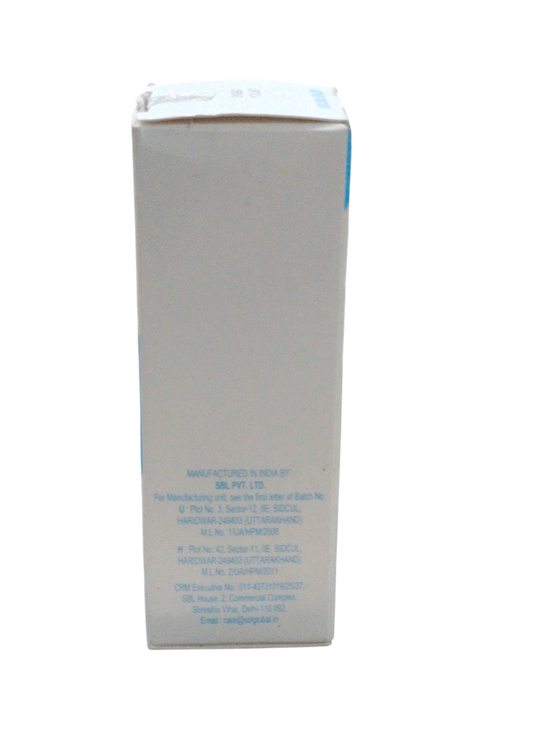 White box with blue text on a white background