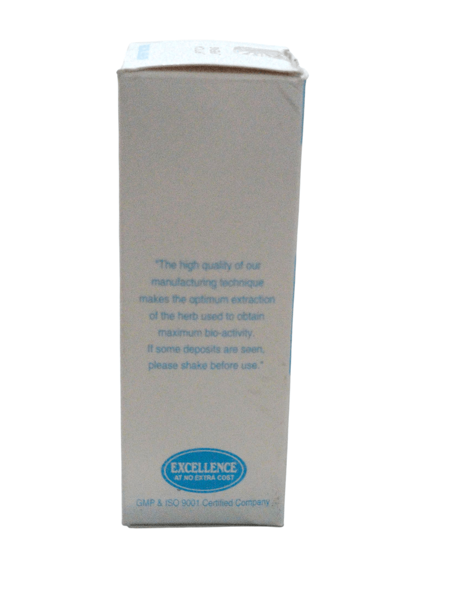 White box with blue text and 'Excellence' logo on a white background