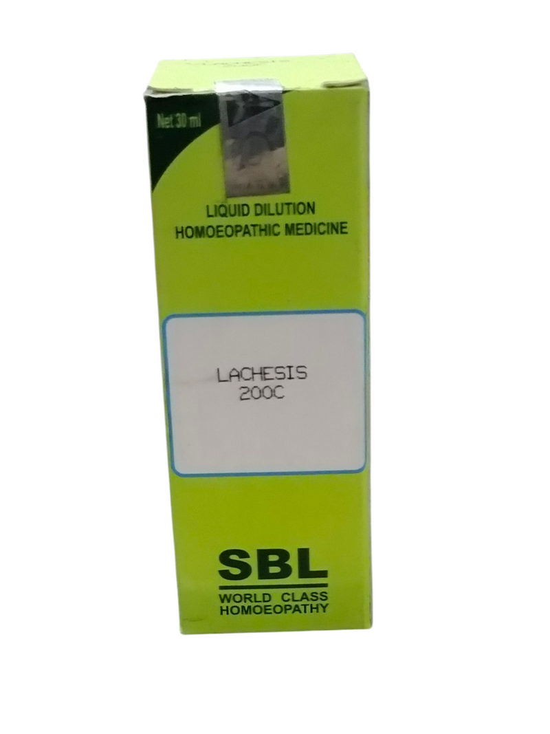 SBL LACHESIS 200C HOMEOPATHIC DILUTION 30ML