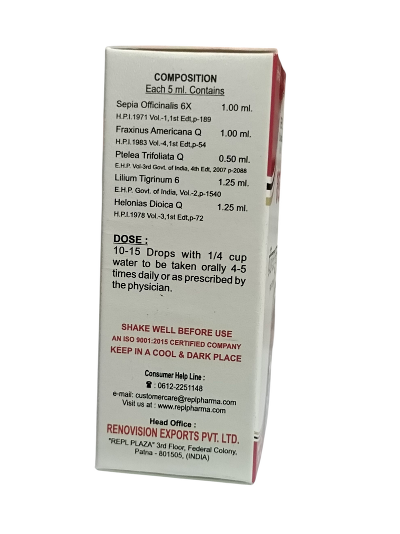 REPL DR. ADVICE NO. 86 PROLAPSIS UTERUS 30ML HOMEOPATHIC MEDICINE