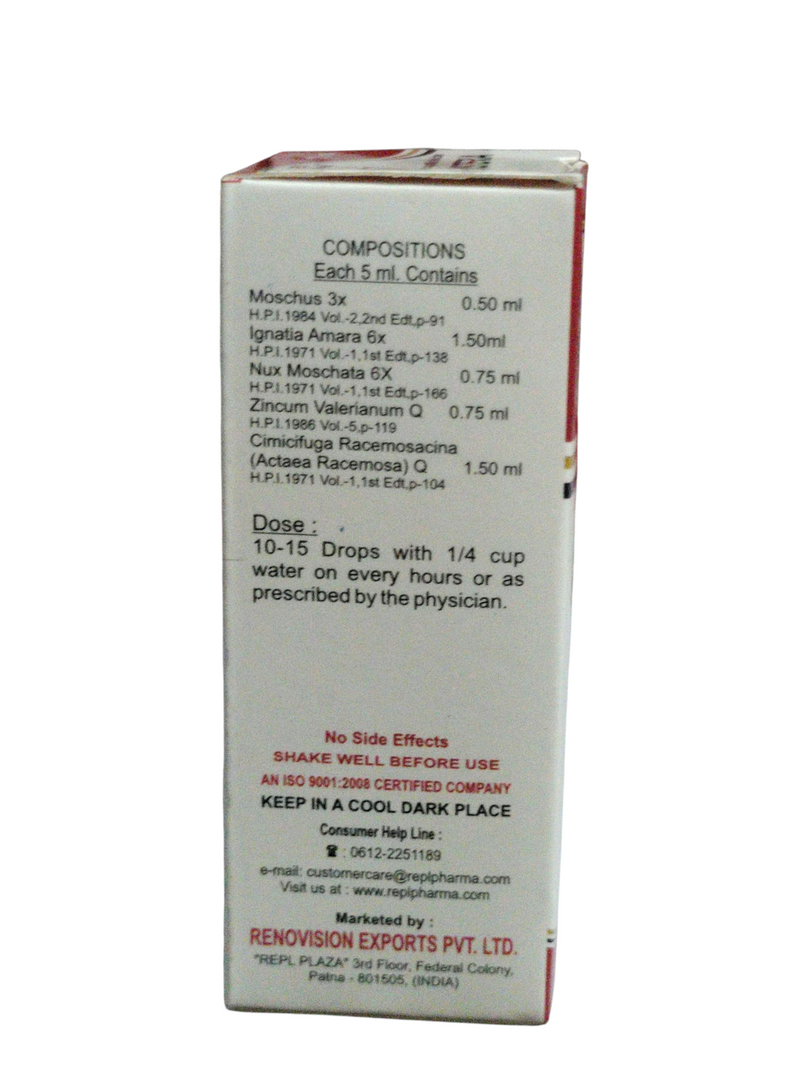 REPL DR. ADVICE NO. 57 HYSTERIA HOMEWOPATHIC MEDICINE 30ML