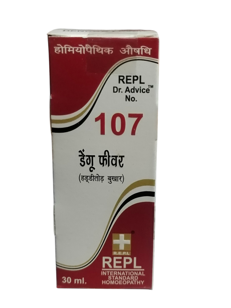 REPL DR. ADVICE NO. 107 DENGOO FEVER HOMEOPATHIC MEDICINE 30ML