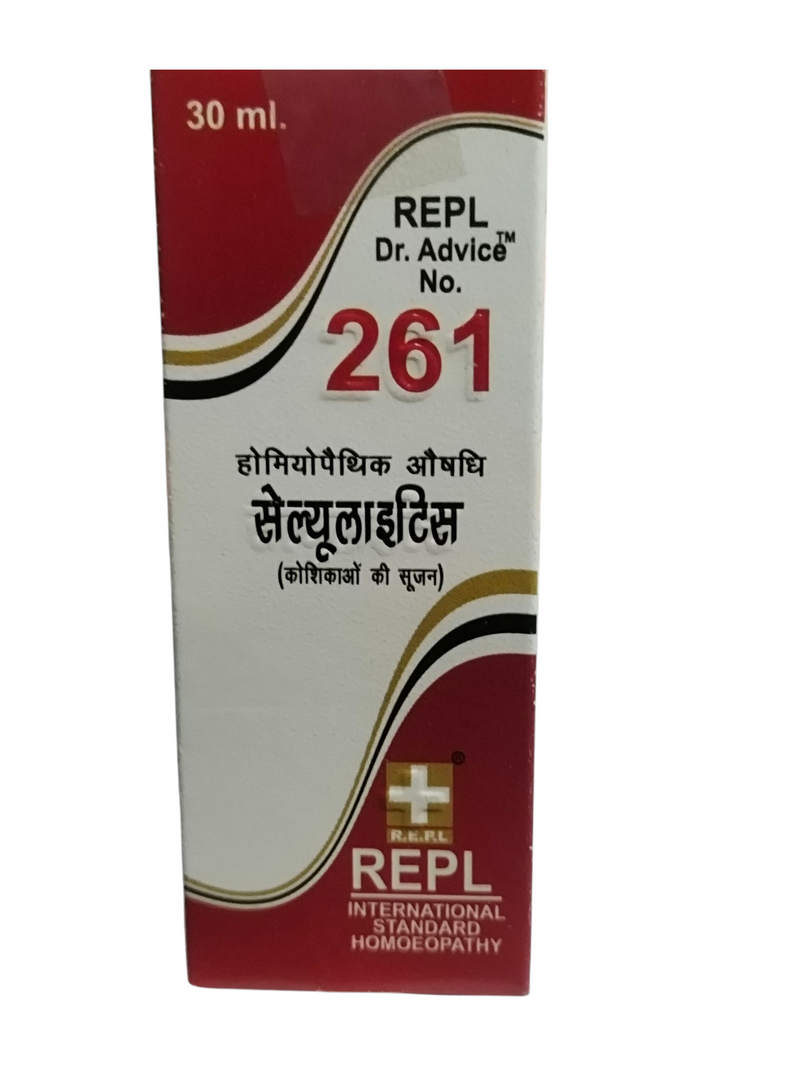 REPL DR. ADVICE NO. 261  CELLULITIIS HOMEOPATHIC MEDICINE 30ML