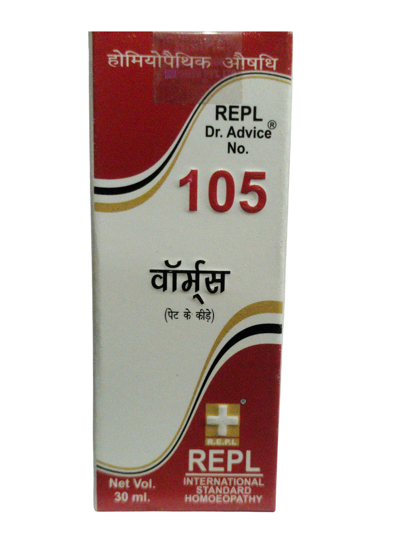 REPL DR. ADVICE NO. 105 WORMSS HOMEOPATHIC MEDICINE 30ML