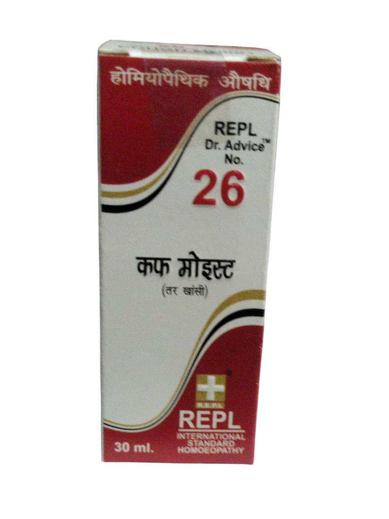 REPL DR. ADVICE NO. 26 COUGH MOIIST HOMEOPATHIC MEDICINE 30ML
