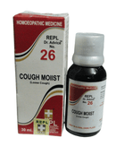 Homoeopathic medicine bottle and packaging with 'REPL Dr. Advice No. 26' on a white background