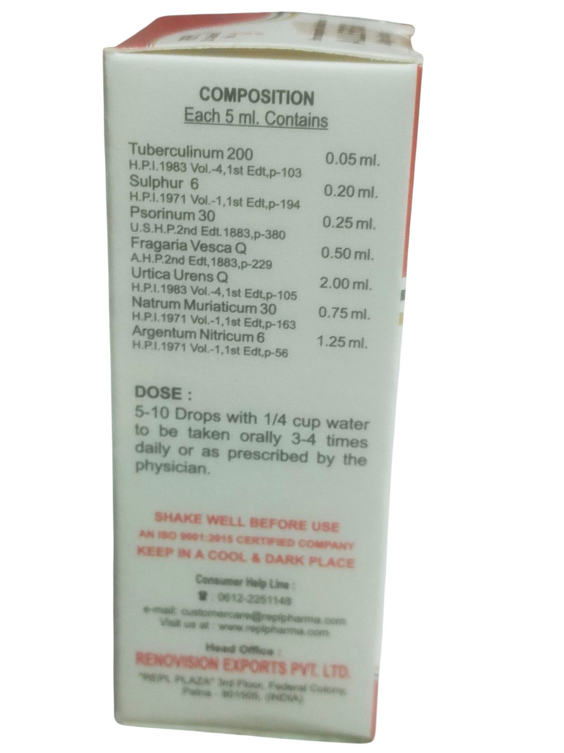 REPL DR. ADVICE NO. 9 ALLERGII ( ALLERGY DROPS ) HOMEOPATHIC MEDICINE 30ML