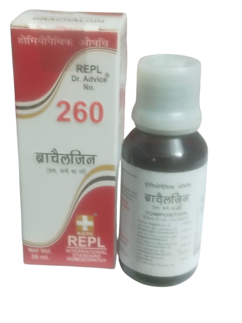 REPL DR. ADVICE NO. 260 BRACHALGIN HOMEOPATHIC MEDICINE 30ML