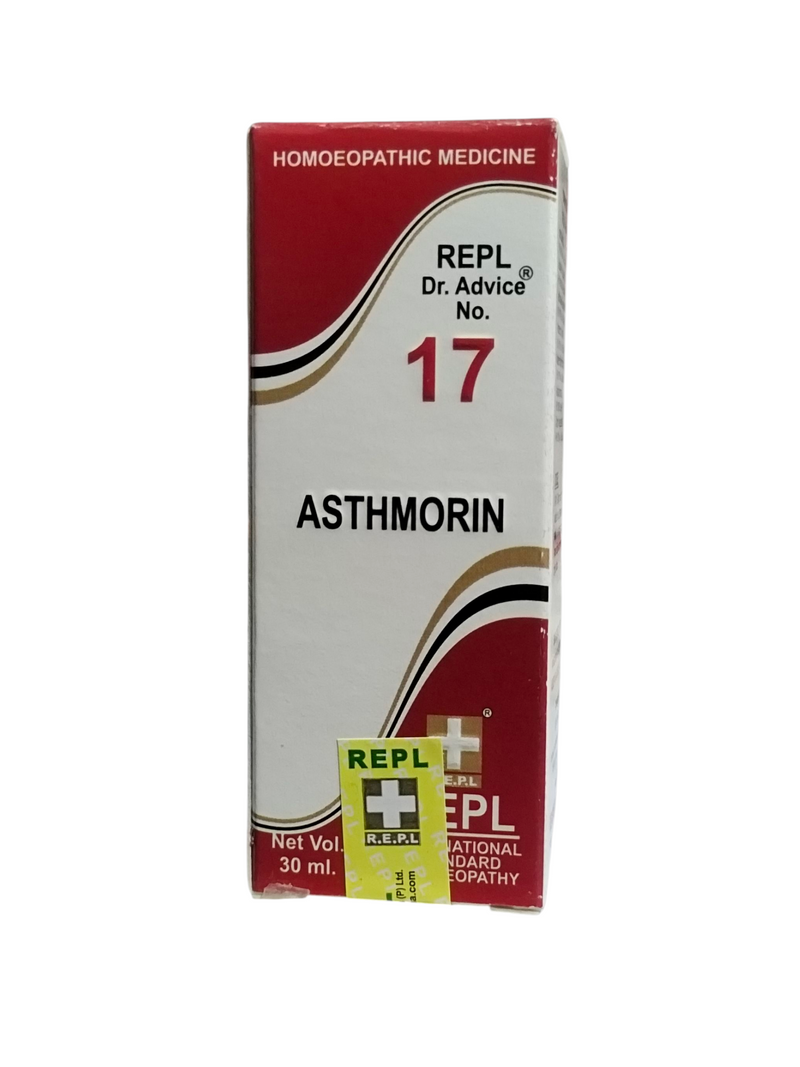 REPL DR. ADVICE NO. 17 ASTHMORIN HOMEOPATHIC MEDICINE 30ML