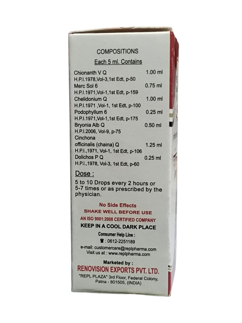 REPL DR. ADVICE NO. 145 JONDINE HOMEOPATHIC MEDICINE 30ML.