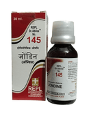 Bottle and box of REPL Dr. Advice No. 145 Jondine on a white background