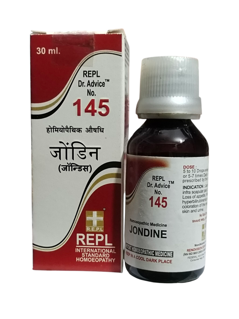 REPL DR. ADVICE NO. 145 JONDINE HOMEOPATHIC MEDICINE 30ML.