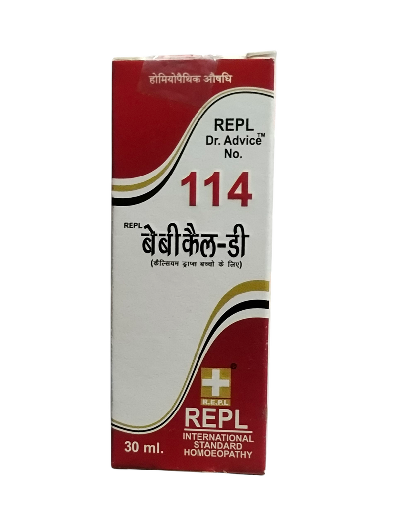 REPL DR. ADVICE NO. 114 BABY CAL-D HOMEOPATHIC MEDICINE 30ML