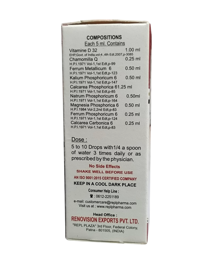 REPL DR. ADVICE NO. 114 BABY CAL-D HOMEOPATHIC MEDICINE 30ML