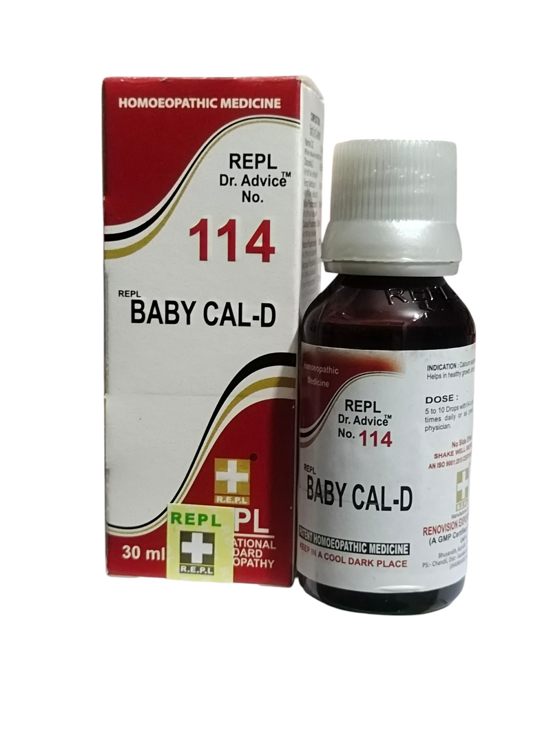 REPL DR. ADVICE NO. 114 BABY CAL-D HOMEOPATHIC MEDICINE 30ML