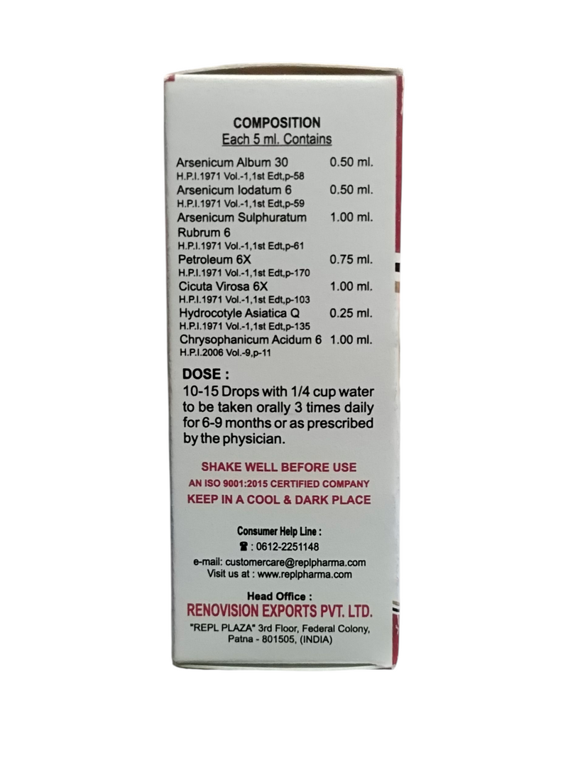 REPL DR. ADVICE NO. 79 PSORIAISIS DROPS HOMEOPATHIC MEDICINE 30ML