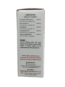 Box of Renovision Pharmaceuticals with medical composition and usage instructions on a white background