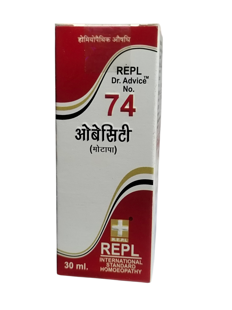 REPL DR. ADVICE NO. 74 OBESEITY HOMEOPATHIC MEDICINE 30ML