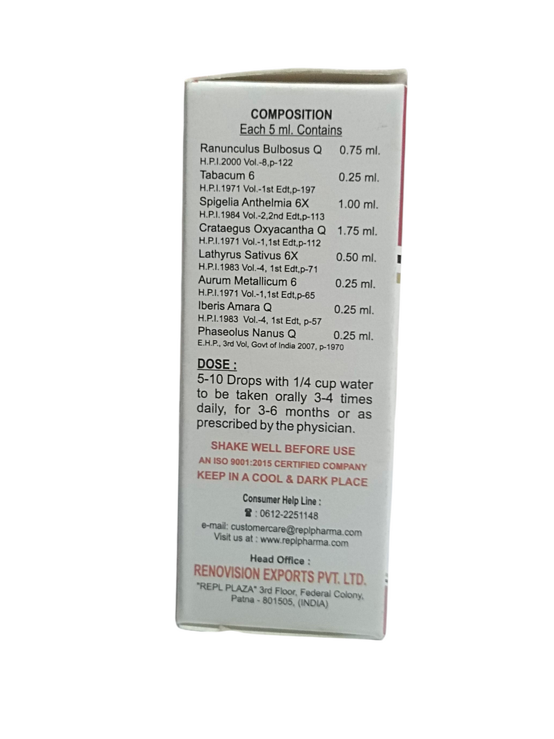 REPL DR. ADVICE NO. 2 ANGOVIT FOR ANGINA RELIEF DROPS HOMEOPATHIC MEDICINE 30ML