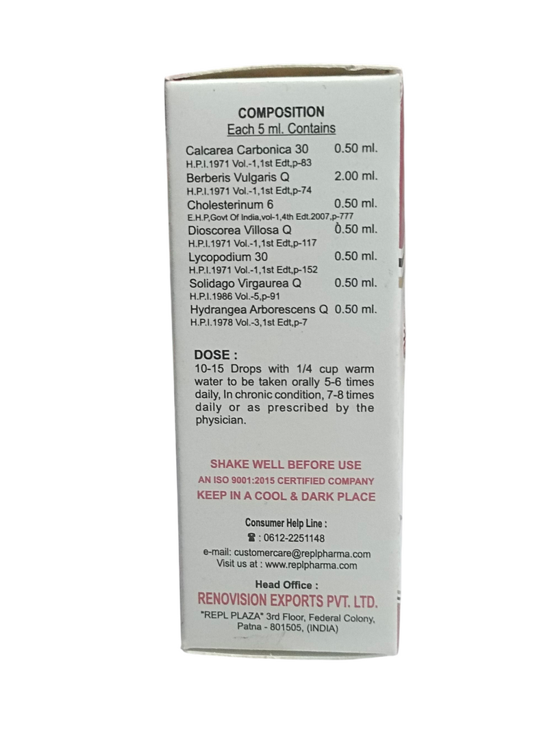 REPL DR. ADVICE NO. 31 CALCULUS DROP KIDNEY STONE WELLNESS HOMEOPATHIC MEDICINE 30ML