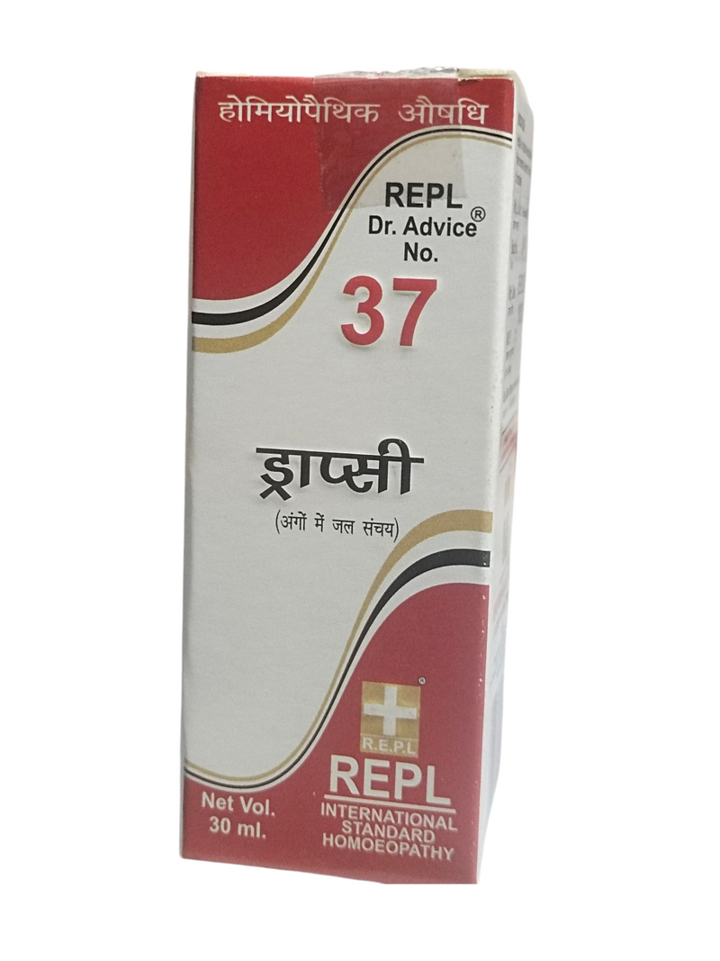 REPL DR. ADVICE NO. 37 DROPSYY ODEMA DROPS HOMEOPATHIC MEDICINE 30ML