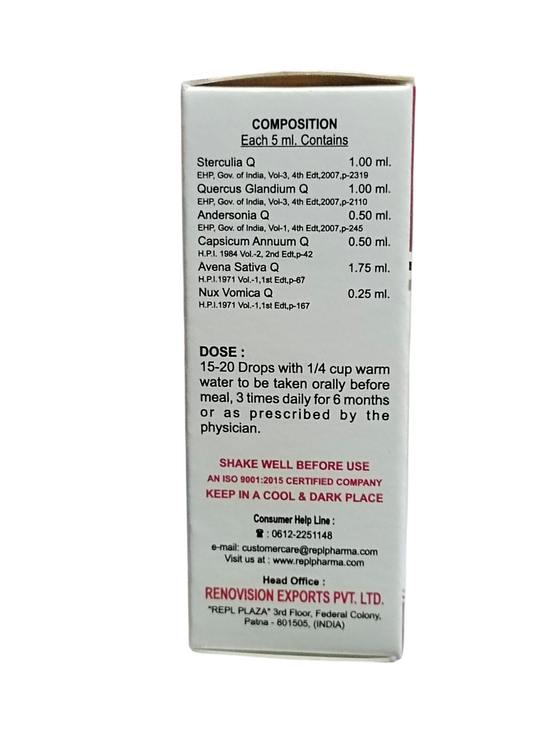 REPL DR. ADVICE NO. 5 ALCOHOL HABIT HOMEOPATHIC MEDICINE 30ML