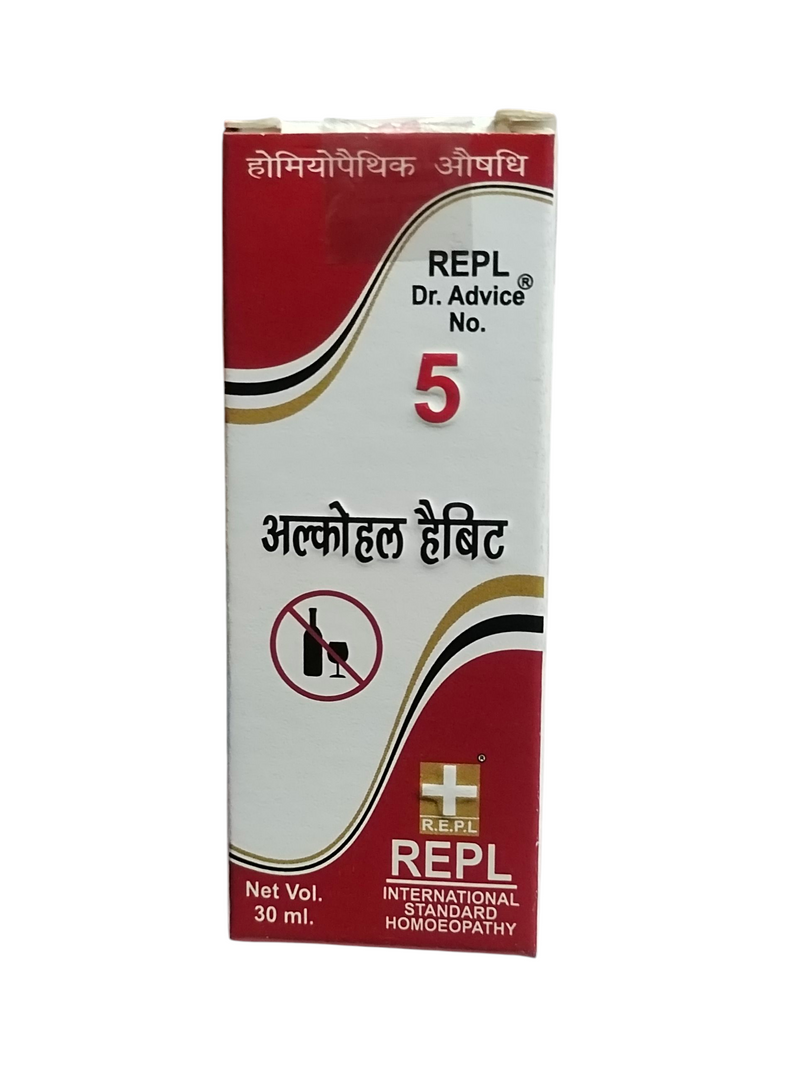 REPL DR. ADVICE NO. 5 ALCOHOL HABIT HOMEOPATHIC MEDICINE 30ML