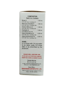Medical packaging with text and branding on a white background