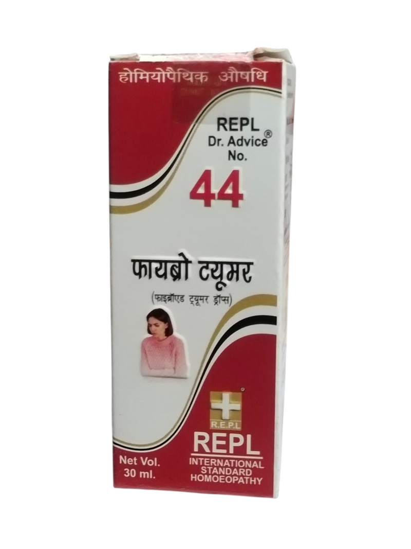 REPL DR. ADVICE NO. 44 FIBROO TUMOR FOR FIBROIDS TUMOR DROPS HOMEOPATHIC MEDICINE 30ML.