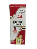 Box of REPL Dr. Advice No. 44 Fibrooo Tumor homeopathic medicine on a white background