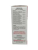 Medicinal product packaging with detailed composition and usage instructions on a white background