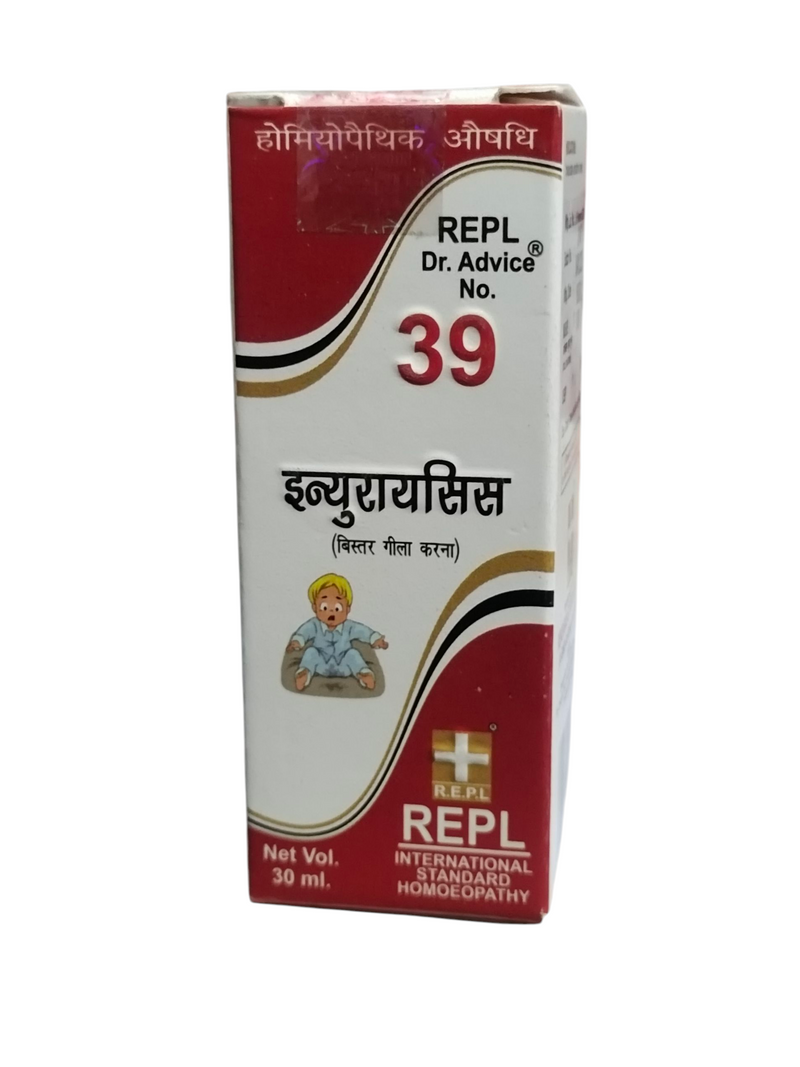 REPL DR. ADVICE NO. 39 ENURISIS FOR BED WETTING DROP HOMEOPATHIC MEDICINE 30ML