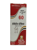 REPL Dr. Advice No. 60 homeopathic medicine box on a white background